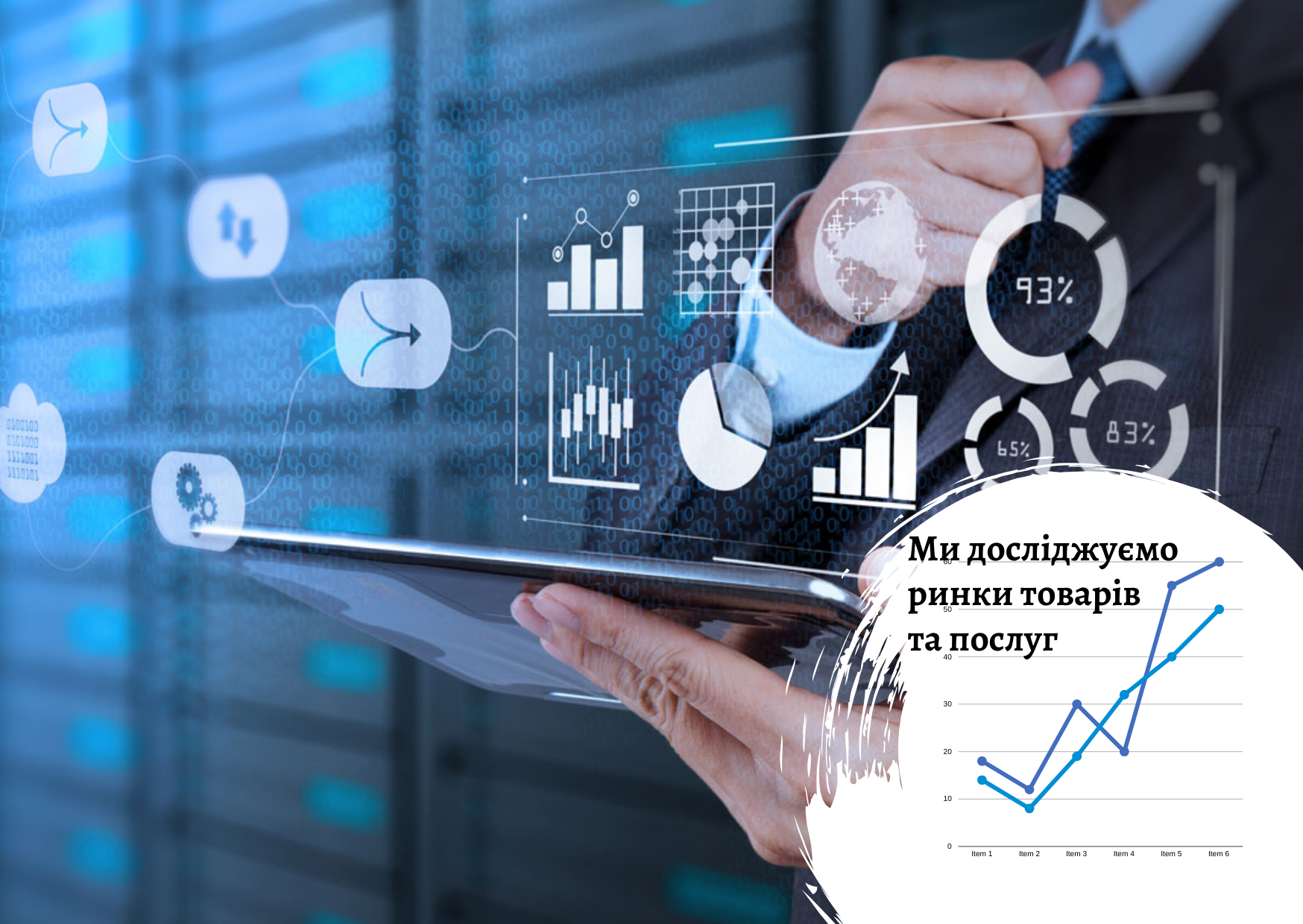We are conducting market research for Ukrainian and foreign entrepreneurs